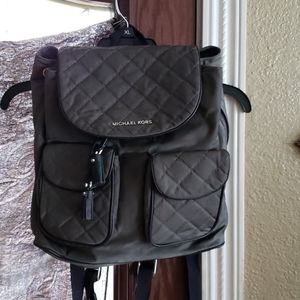 Michael Kors grey backpack
